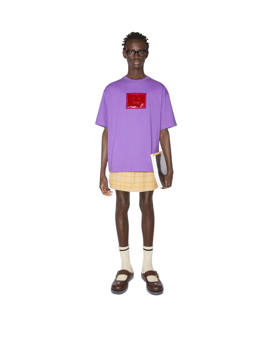Acne Studios Inflatable Patch T-Shirt Iris Purple
