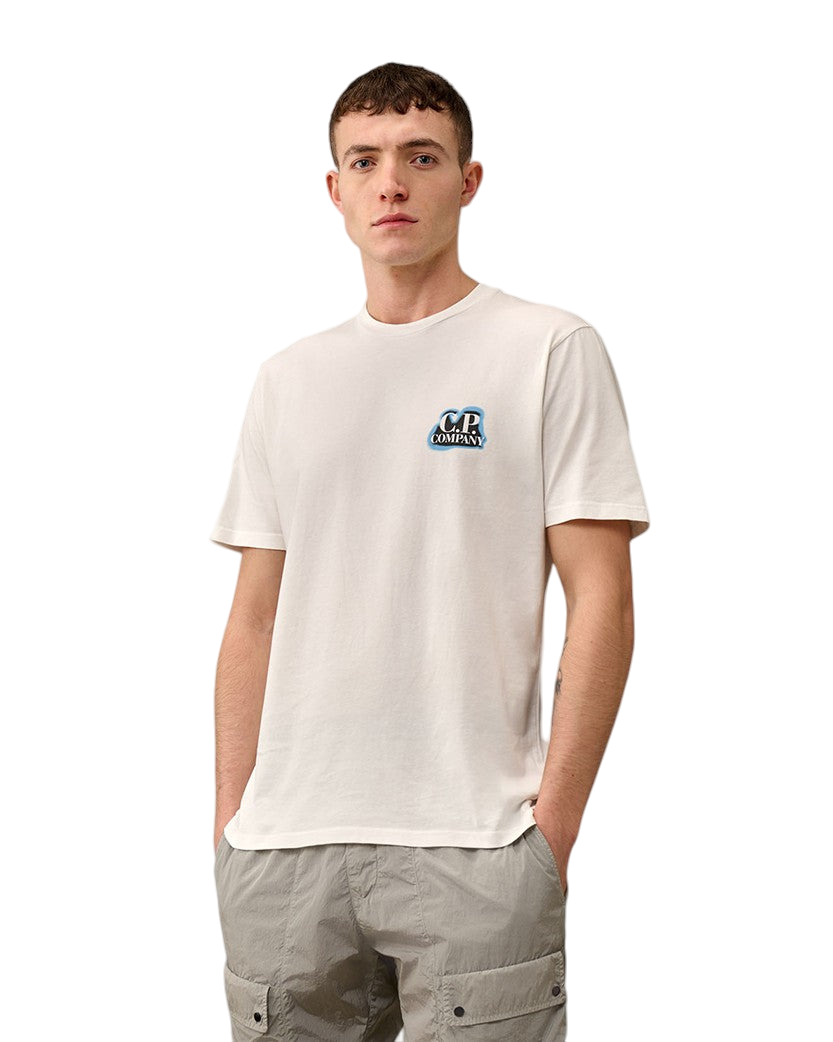 C.P. Company 24/1 Jersey Artisanal British Sailor T-Shirt White