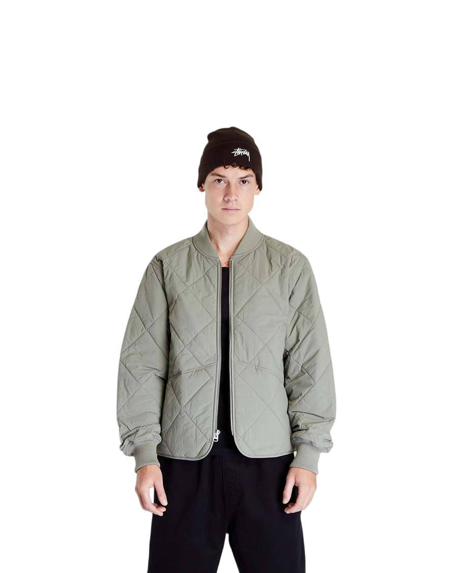 STUSSY Dice Quilted Liner Jacket Olive