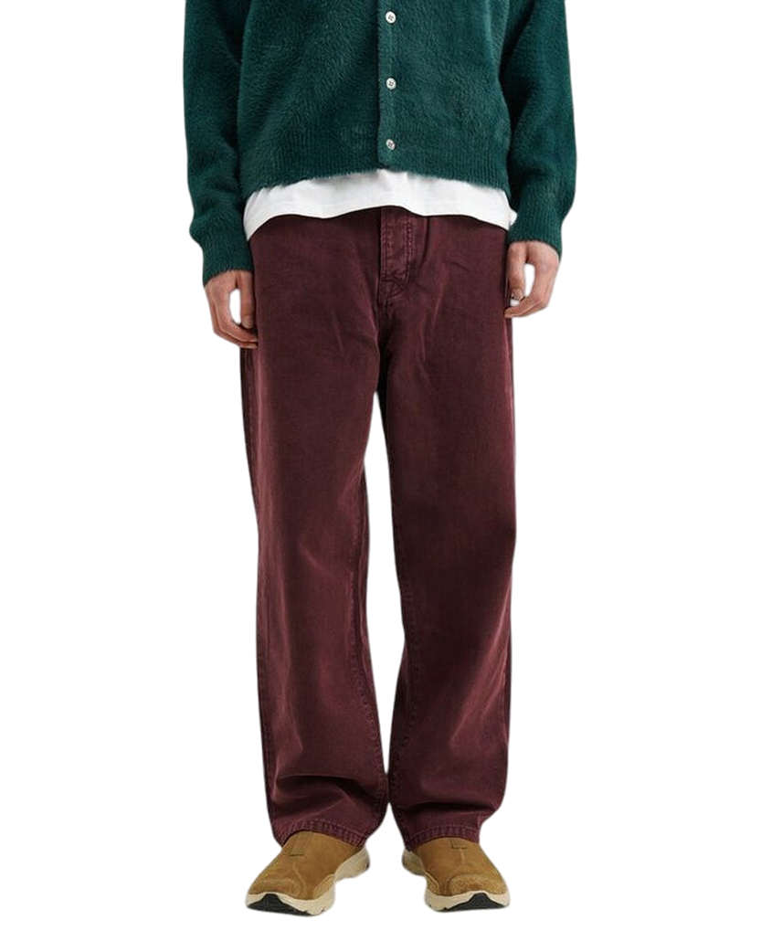 STUSSY Washed Canvas Big Ol Jeans Purple