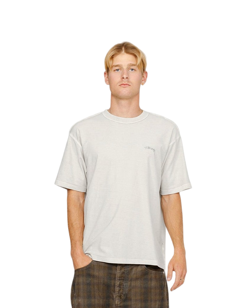 STUSSY Lazy T-Shirt Bone