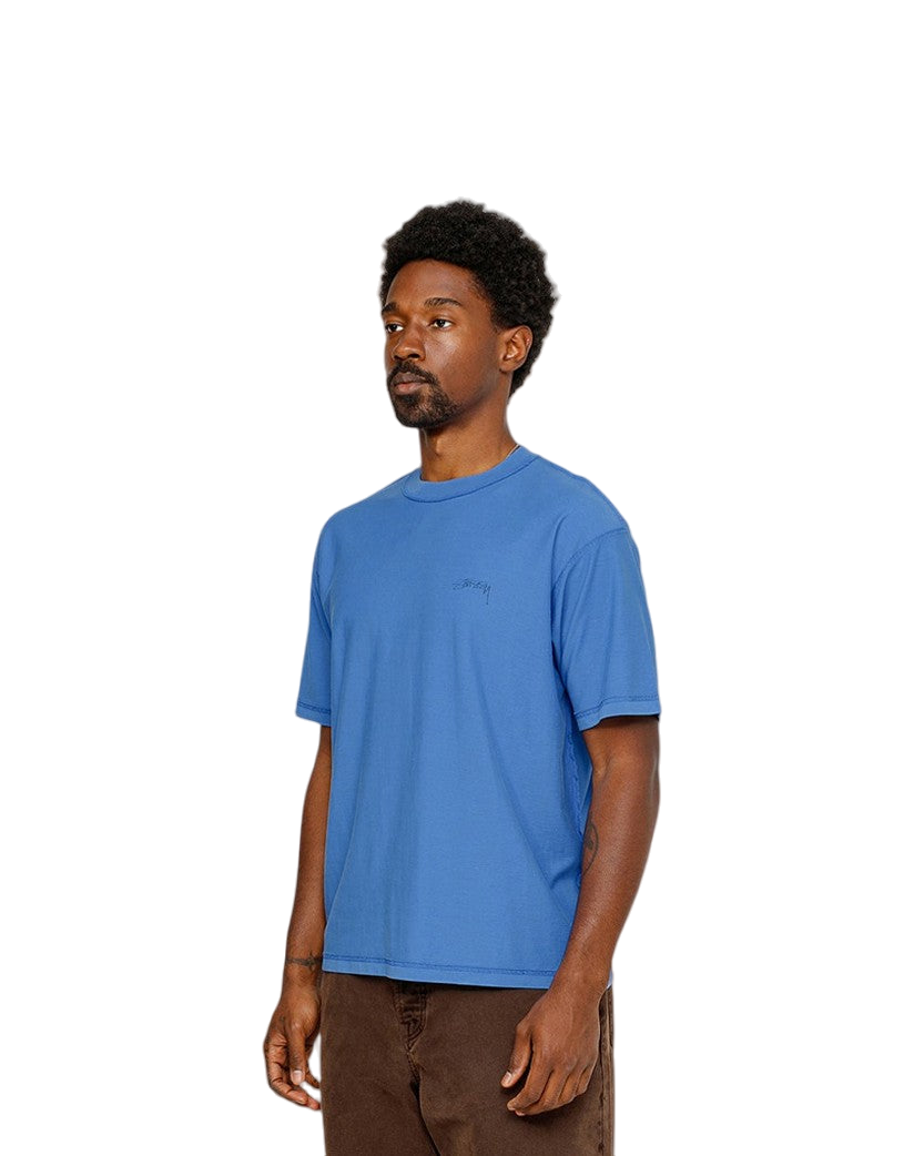 STUSSY Lazy T-Shirt Blue