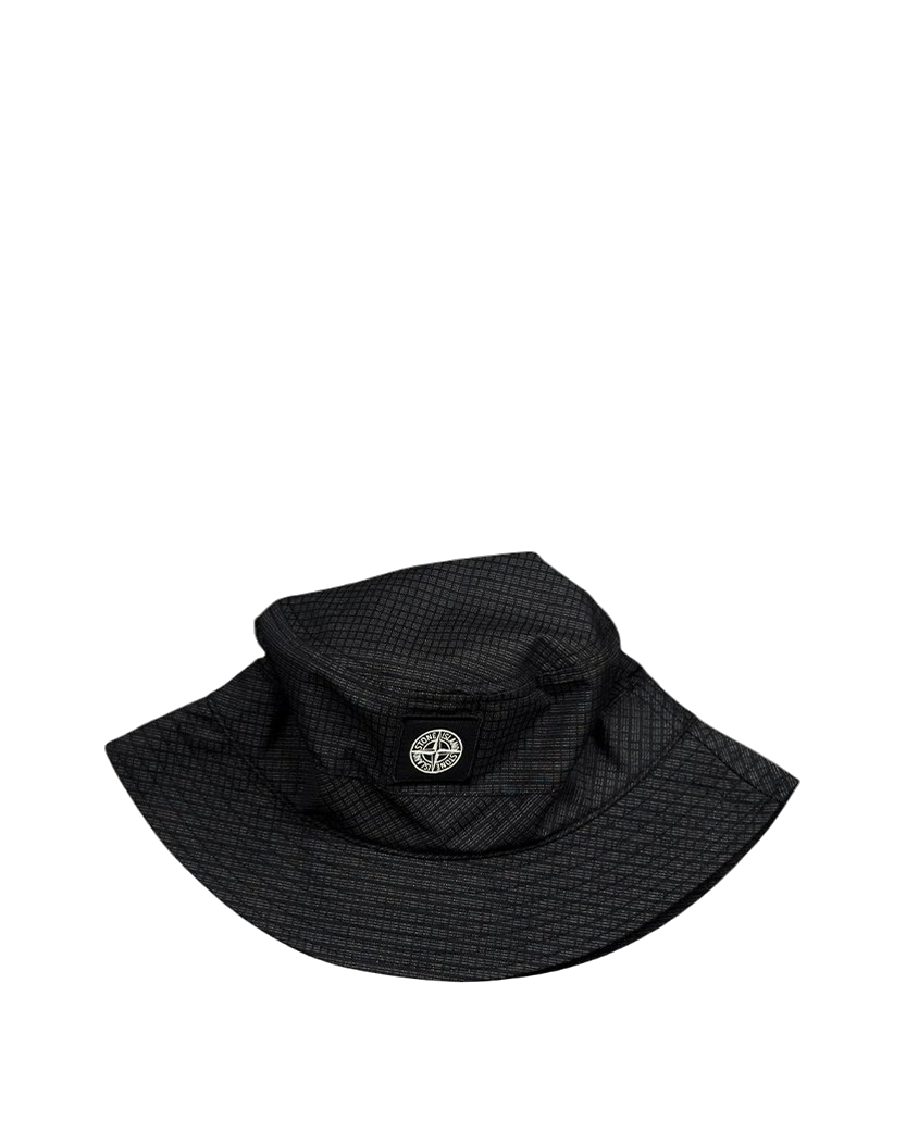 99462 Reflective Nylon Bucket Hat Black SI0221-BK