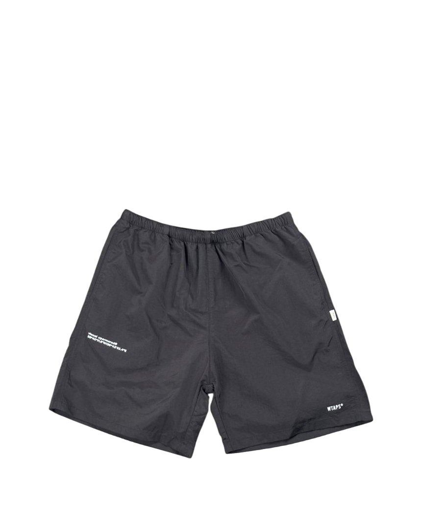 WTAPS Academy Nylon Taffeta Shorts Black