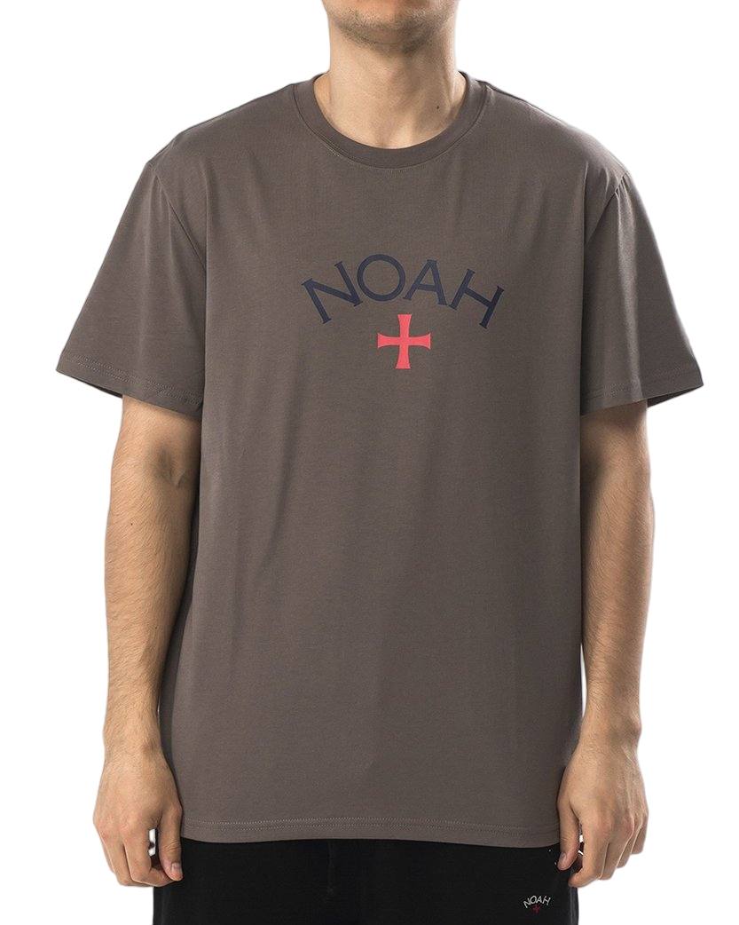 NOAH NYC Logo Tee Short Sleeve Dark Green