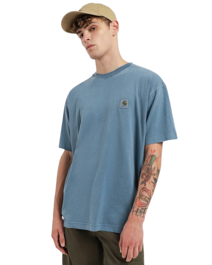 Carhartt WIP Basic T-Shirt Washed Blue