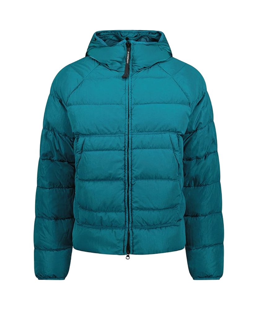 C.P. Company Eco-Chrome R Goggle Down Jacket Teal