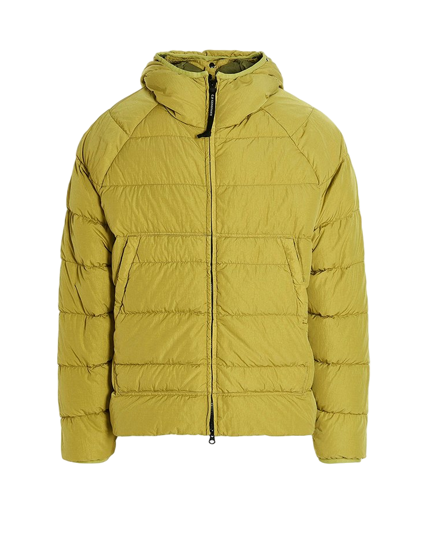 C.P. Company Eco-Chrome R Goggle Down Jacket Yellow