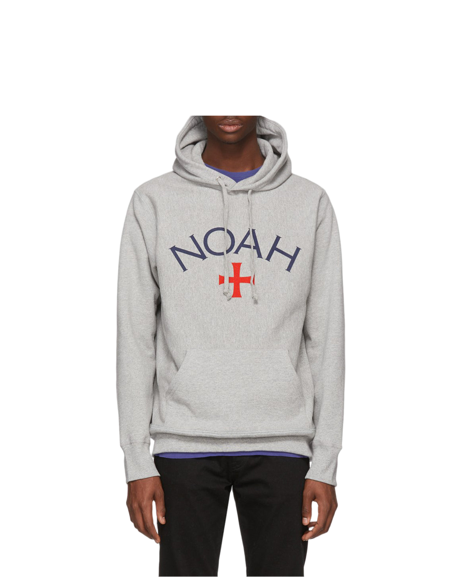 NOAH Core Logo Hoodie Grey