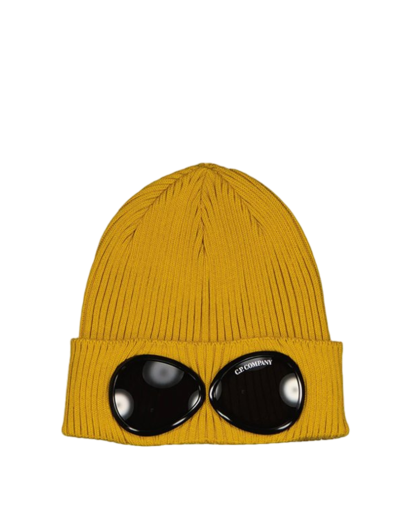 C.P. Company Goggle Beanie Yellow