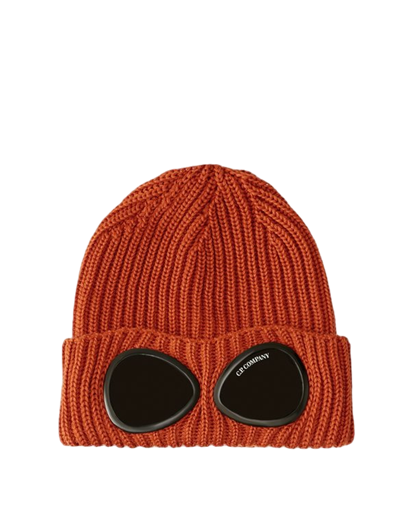 C.P. Company Goggle Beanie Orange