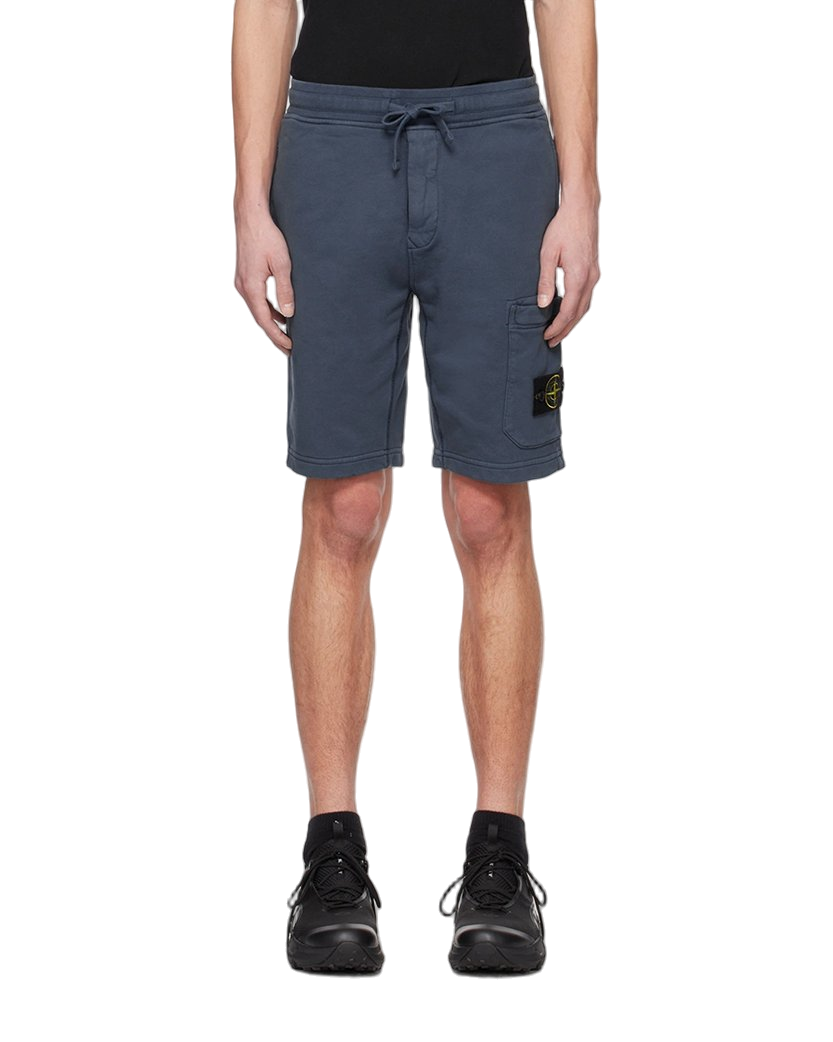 64651 Garment-Dyed Cotton Shorts Dark Blue SI0167-DBL
