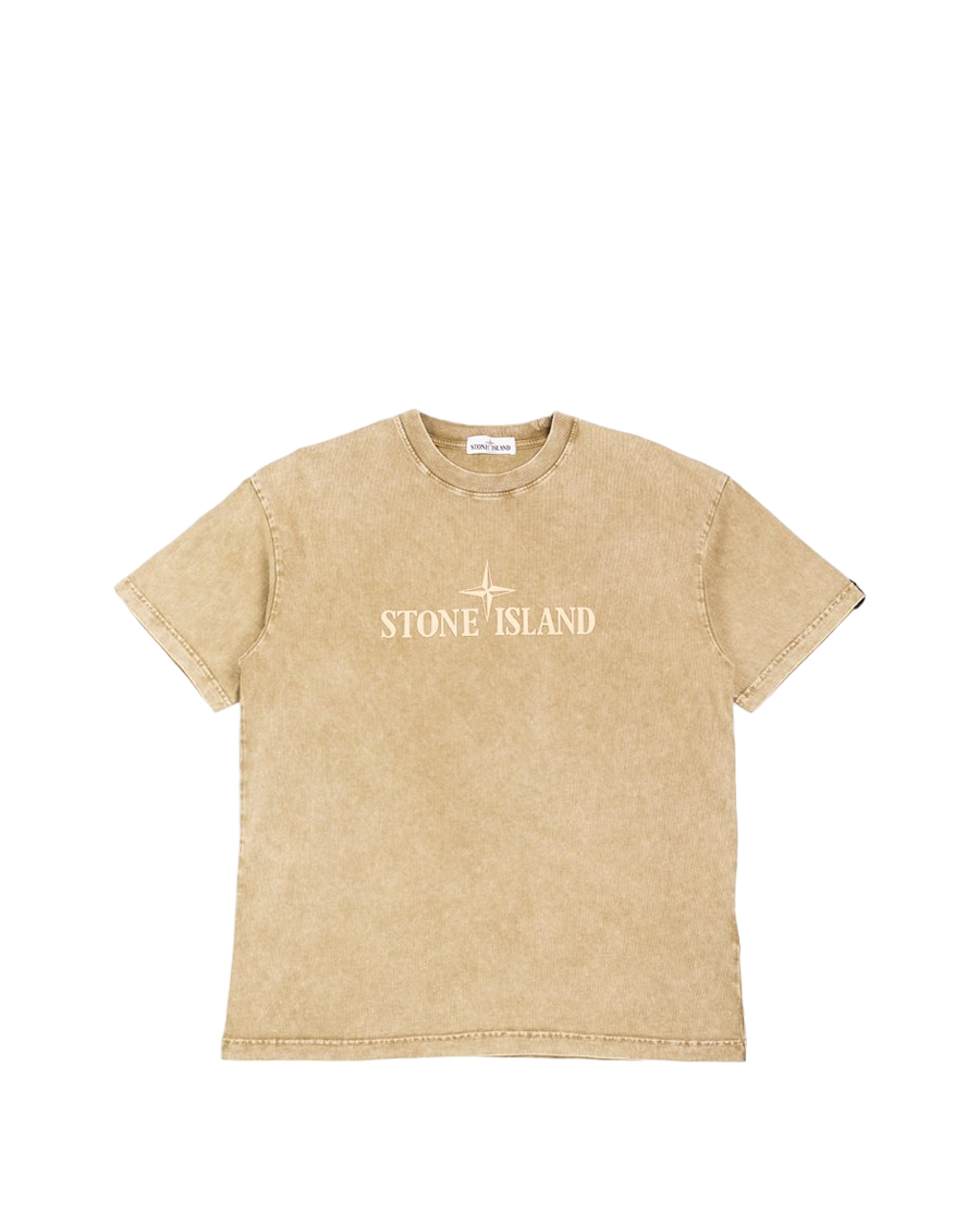 Garment-Dyed T-Shirt Washed Brown SI0262-BN