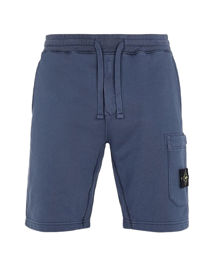 64651 Garment-Dyed Cotton Shorts Avio Blue SI0167-ABL