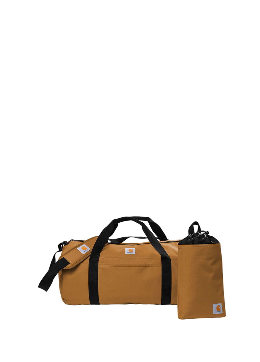 Carhartt WIP Canvas Packable Duffel With Pouch Brown