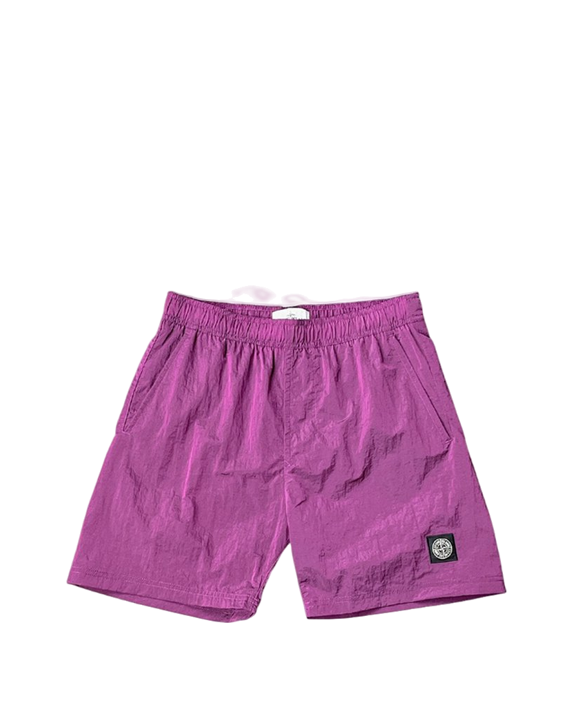 B0943 Beach Nylon Shorts Magenta SI0166-MA