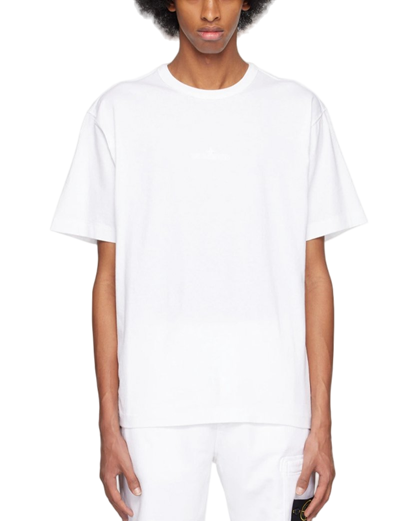 23SS 20444 Oversize Fit Embroidery T-Shirt White SI0319-WT