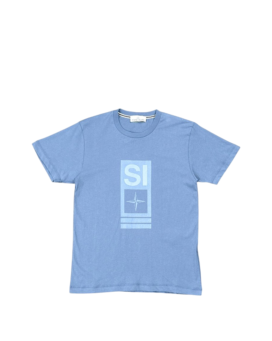 2NS92 Abbreviation One Print T-Shirt Avio Blue SI0162-ABL
