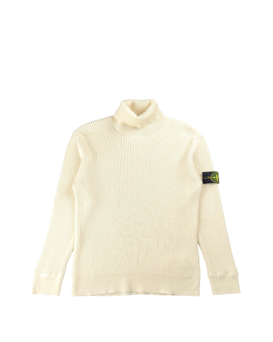 552C2 Turtle Neck Knit Sweater Natural White SI0181-NWT