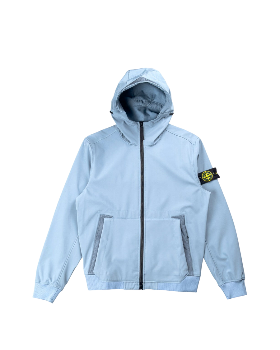 Q0122 SOFT SHELL-R_E.DYE Technology Light Blue SI0259-LBL