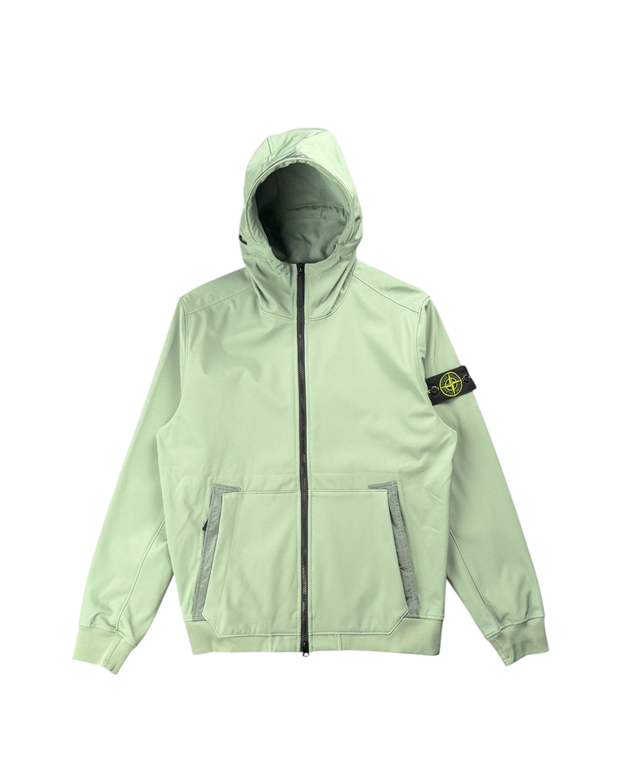 Q0122 SOFT SHELL-R_E.DYE Technology Sage Green SI0259-SGN
