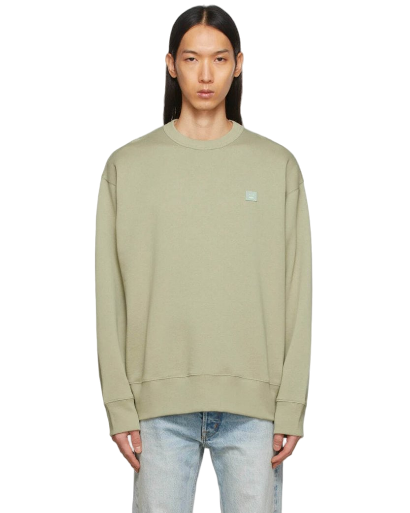 Acne Studios Crewneck Sweatshirt Olive Green