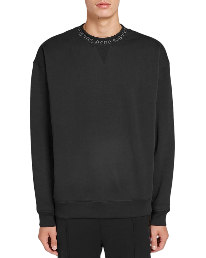Acne Studios Flogho Crew Sweat Black