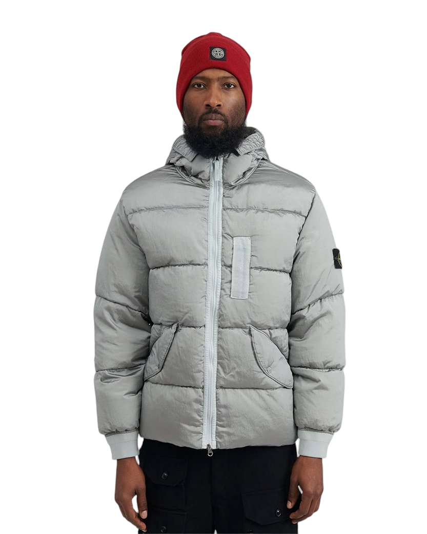 43619 Nylon Metal Down Jacket Grey SI0238-GY