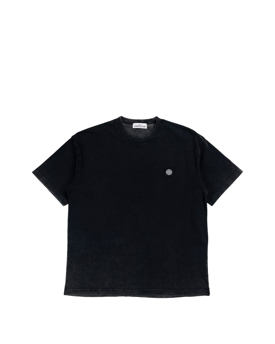 25SS Patch Logo T-Shirt Washed Black SI0272-WBK