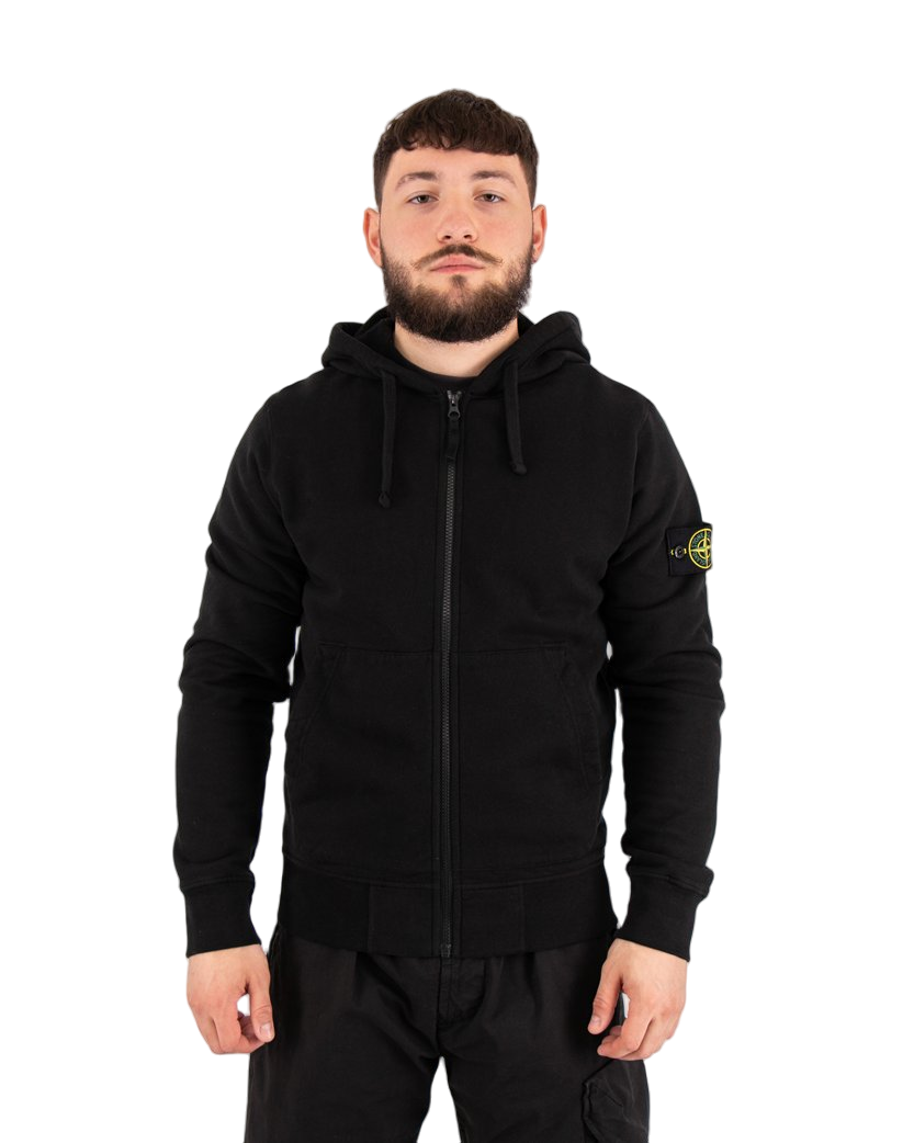 64251 Classic Zip Hooded Sweatshirt Black SI0142-BK