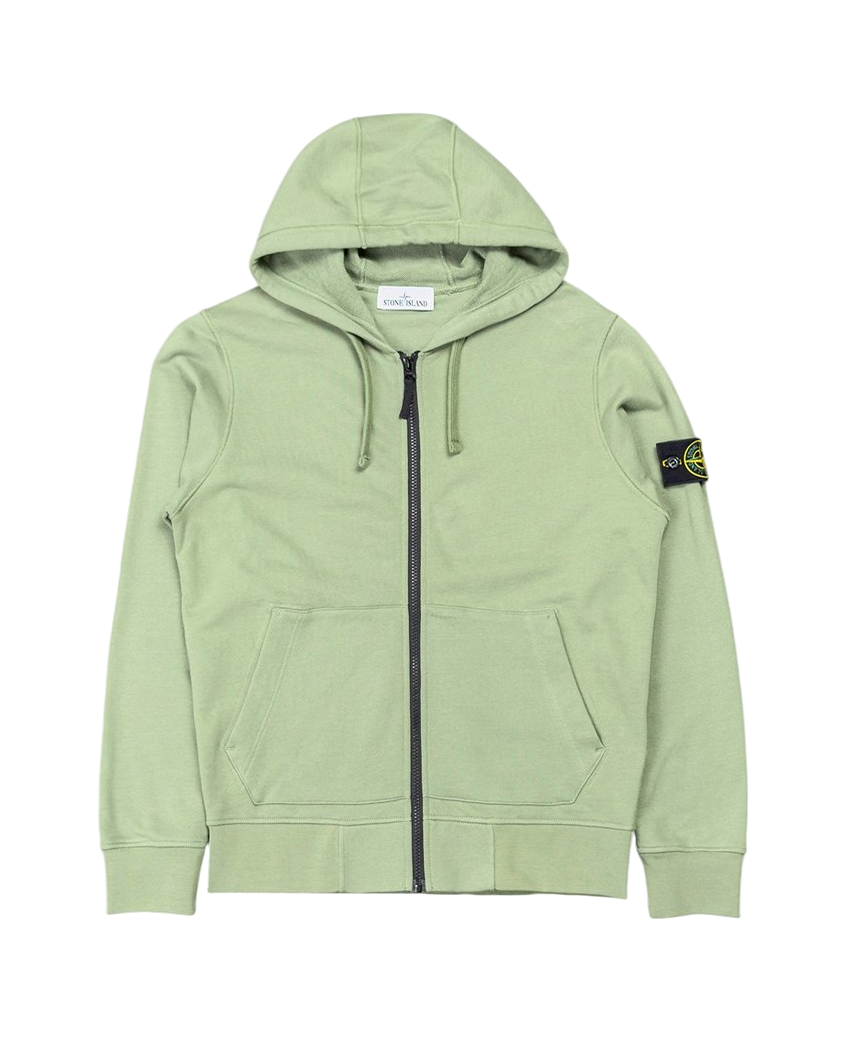 64251 Classic Zip Hooded Sweatshirt Sage Green SI0142-SGN