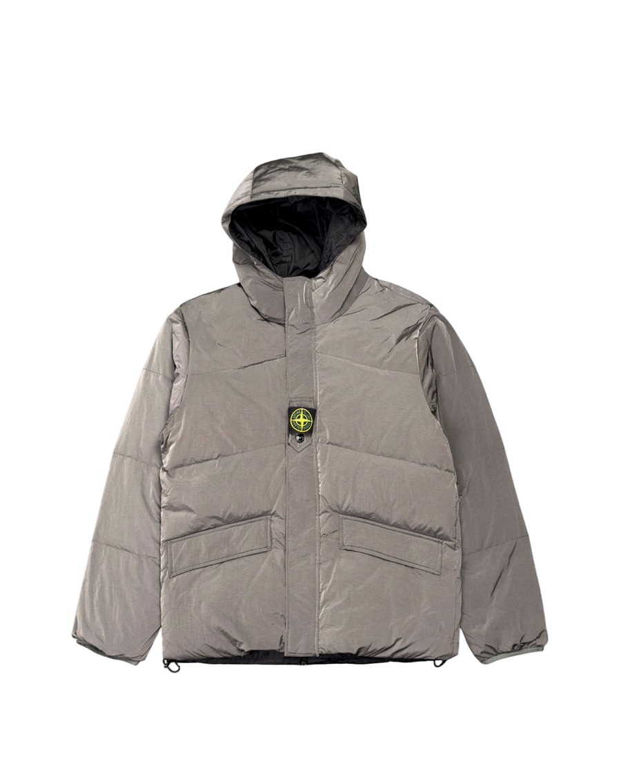 24FW Reversible Nylon Metal Down Jacket Grey SI0242-GY