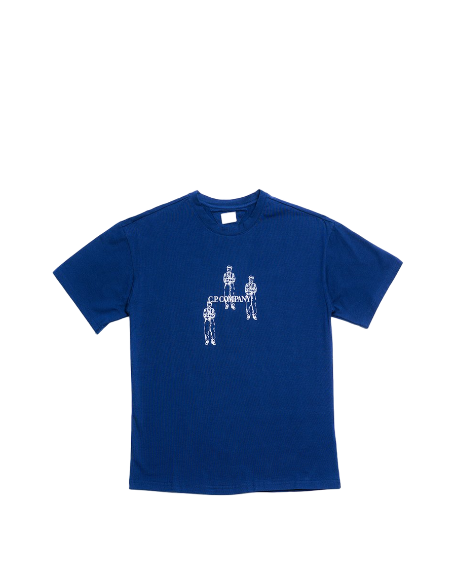 C.P. Company Graphic British Sailor T-Shirt Blue