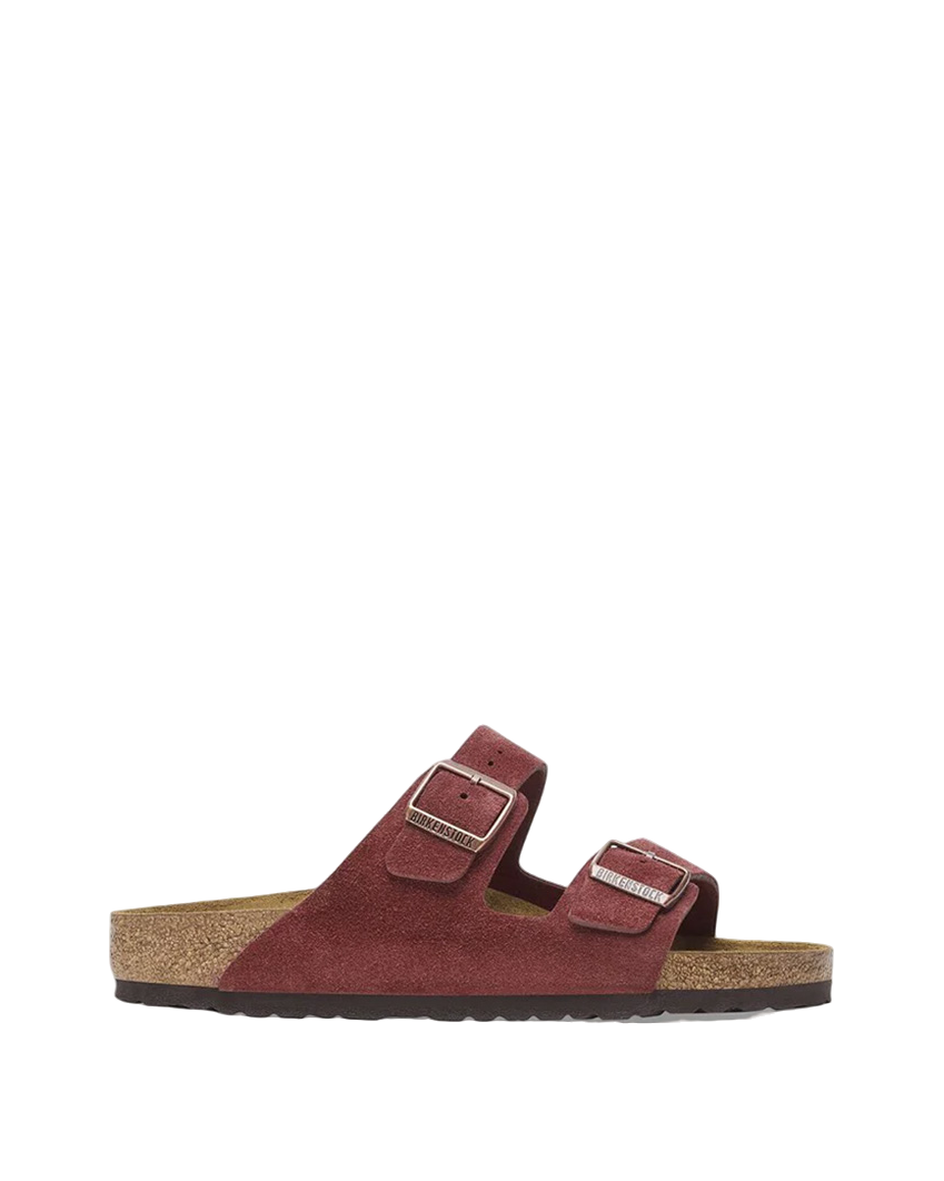 Birkenstock Arizona Suede Leather Burgundy