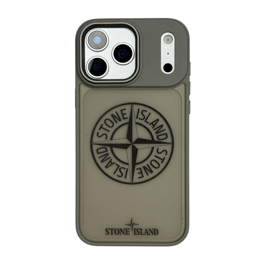 STONE ISLAND IPHONE MATTE CASE GREY
