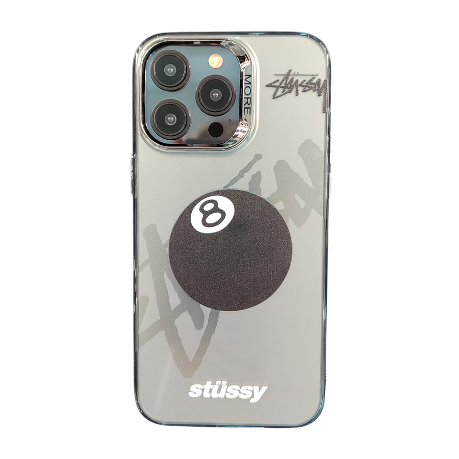 STUSSY IPHONE LOGO CASE GREY