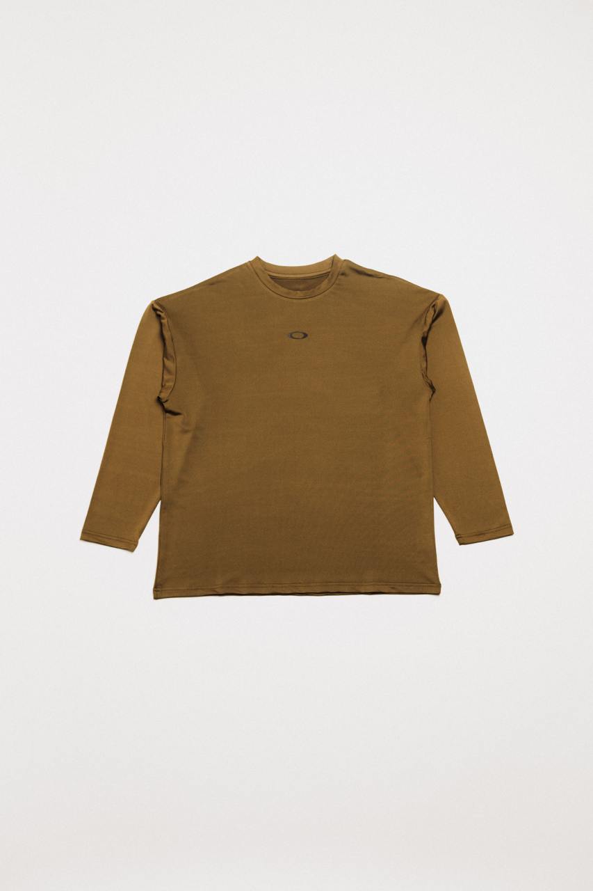 Oakley Logo Long Sleeve Khaki