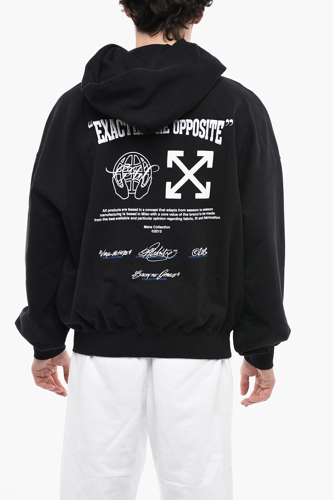 Off-White Exactly The Opposite Hoodie Black