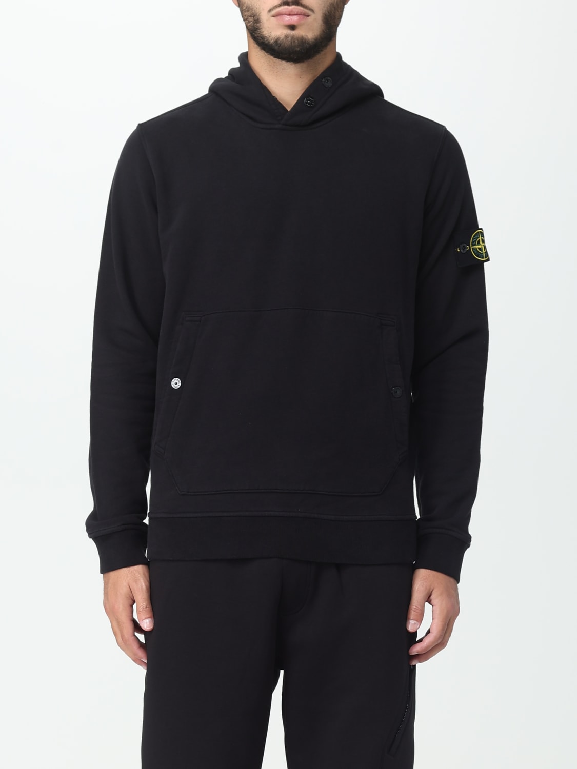 61720 Hooded Sweatshirt Black SI0218-BK