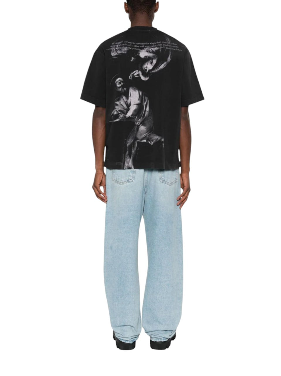 OFF-WHITE S.Matthew Skate T-Shirt Washed Black