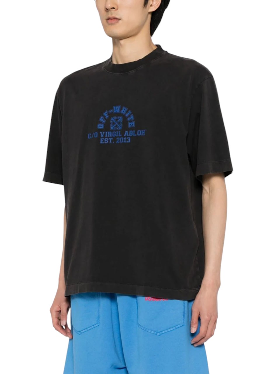 OFF-WHITE c/o Virgil Abloh T-shirt Washed Black