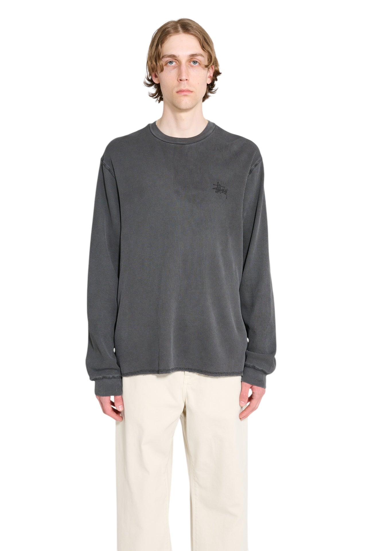 STUSSY Basic Stock Long Sleeve Thermal Black
