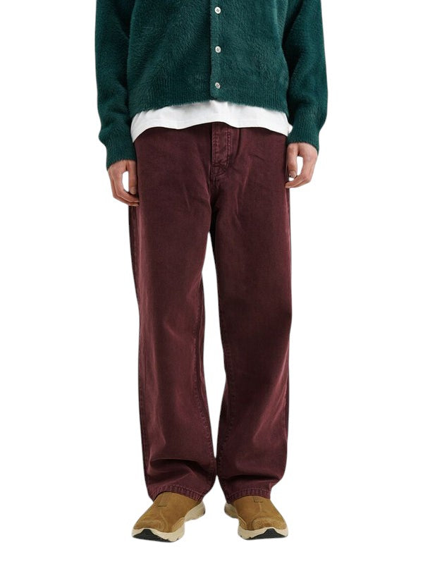 STUSSY Washed Canvas Big Ol Jeans Purple