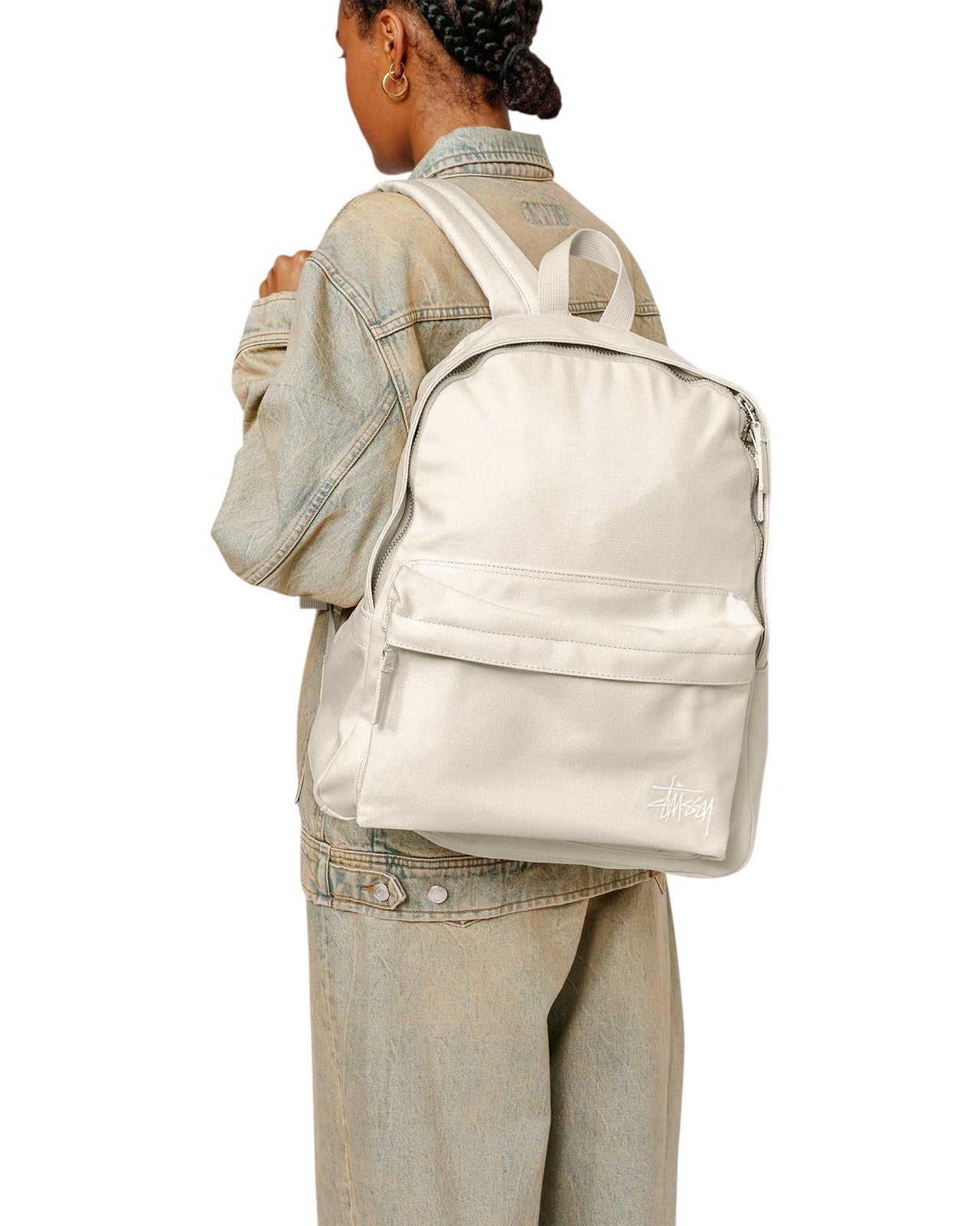 STUSSY Canvas Backpack Natural