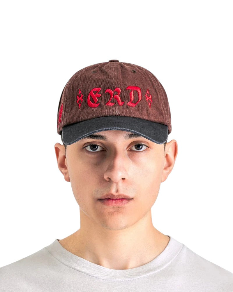 Enfants Riches Deprimes Die in Bed 6-Panel Hat in Brown/Black