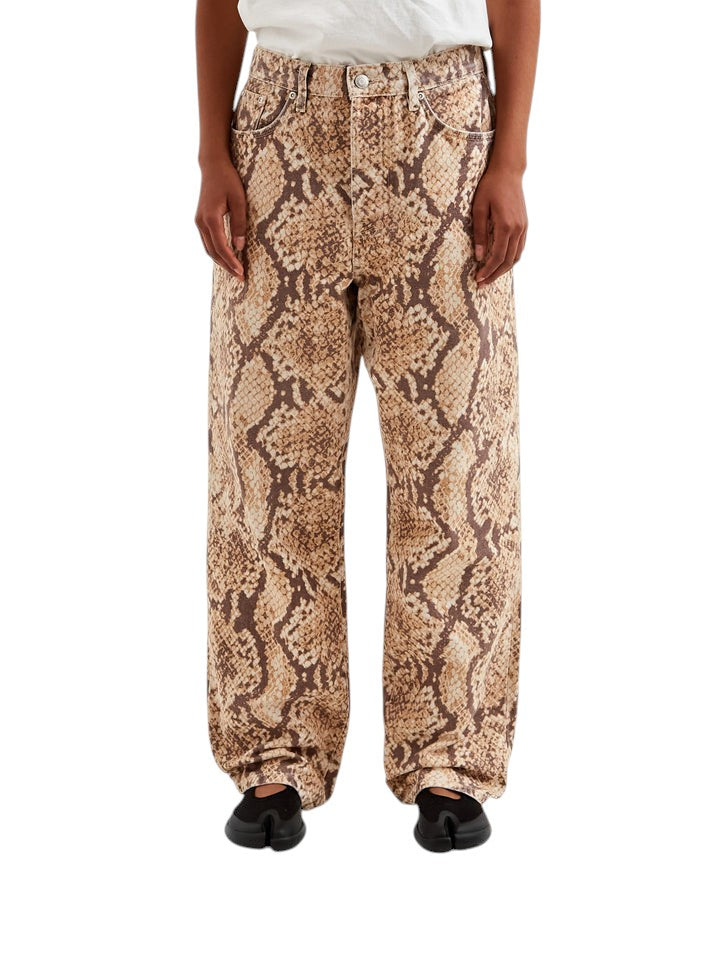 STUSSY Washed Canvas Big Ol' Jeans Python