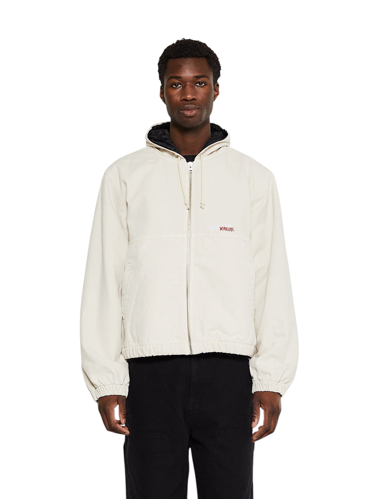 STUSSY Work Jacket Insulated Canvas Bone