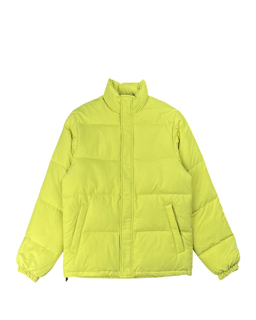 STUSSY RIPSTOP DOWN PUFFER JACKET LIME