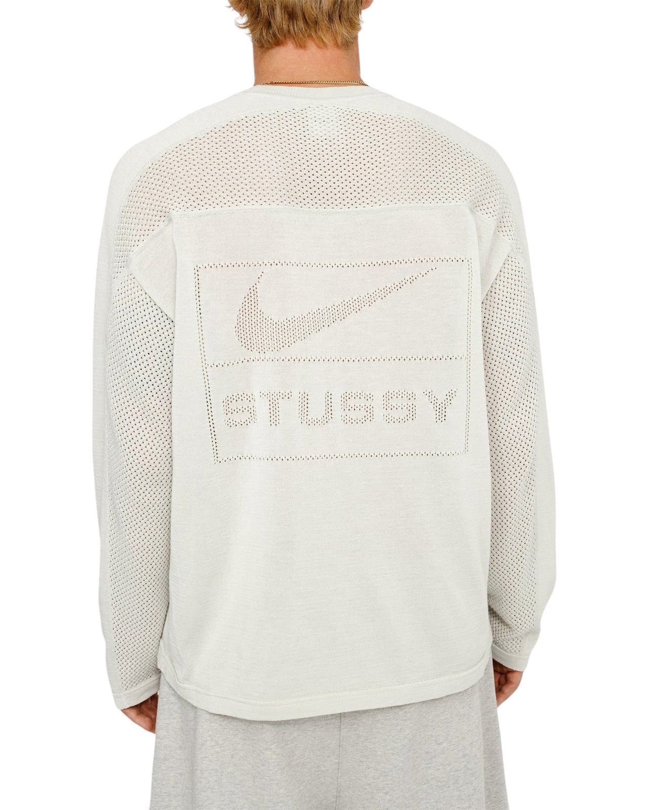 Stussy x Nike Long Sleeve Knit Jersey Light Bone